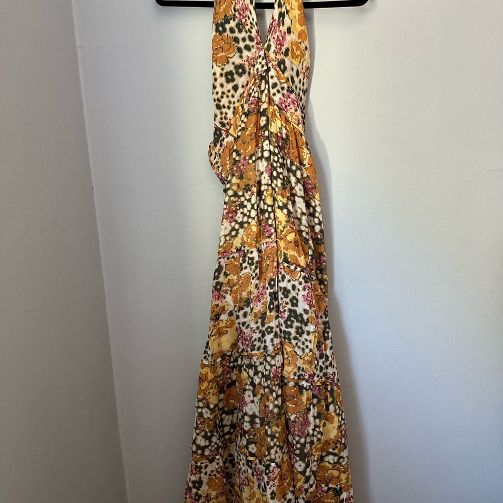 ba&sh Vibrant Floral Maxi Dress